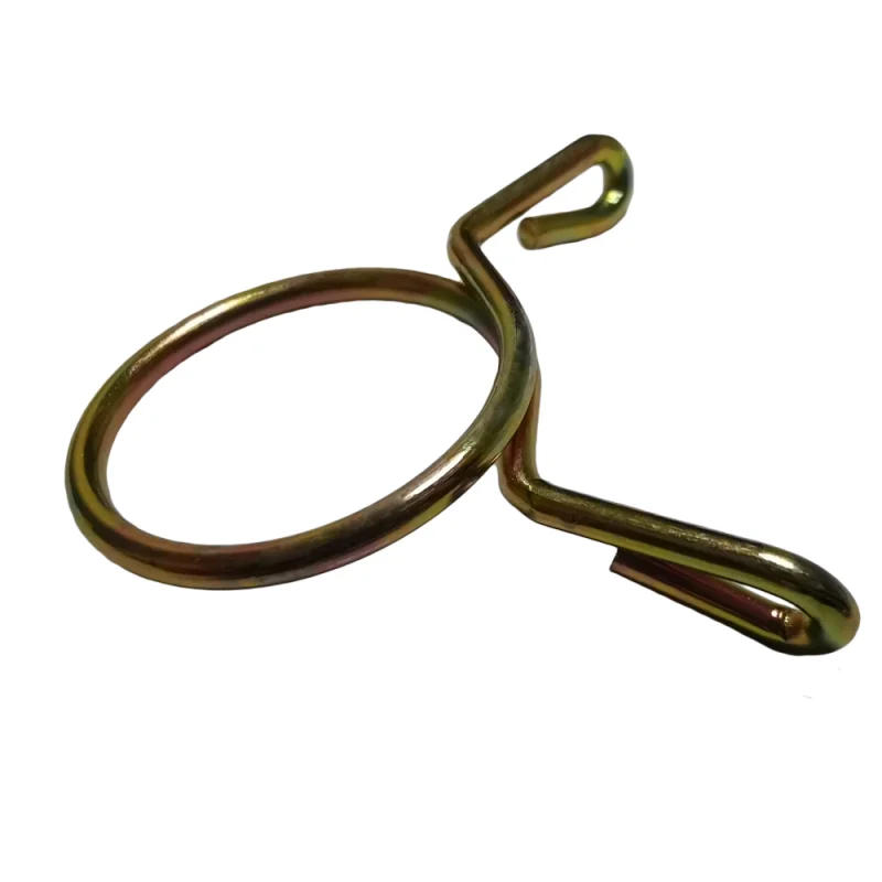 Description Picture 2 of item100pcs 5-40mm Single Wire Hose Clamp Zinc Plated Spring Ring Pipe Clips Galvanized Steel Gear Hose Fuel Line Clamp