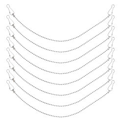 24 Pcs Bird Feeders Hangng Chains Hooks Flower Pot Picture Hangers Signs Hanging Billboard