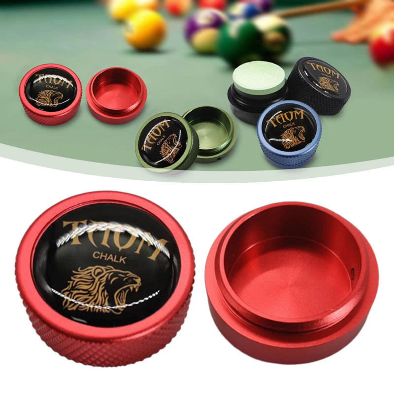 Description Picture 3 of itemPool Cue Chalk Holder Billiards Accessories Portable Snooker Chalk Holder Snooker Pool Chalks Carrier Billiard Chalk Holder Case