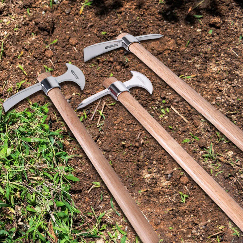Description Picture 4 of itemStainless Steel Pickaxe Portable Multipurpose Heavy Duty Handheld Gardening Mattock for Tilling Outdoor Weeding Digging Camping