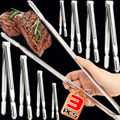 Multifunction Barbecue Clip BBQ Tong Set Stainless Steel Churrasco Tweezers Clip Meat Salad Food Handle Buffet Kitchen Gadgets