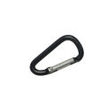 8mm Carabiner Spring Snap Hook Spring Link Hook Clip Hook D-ring Snap Hook Aluminum Backpack Hanging Keychain Not for Climbing