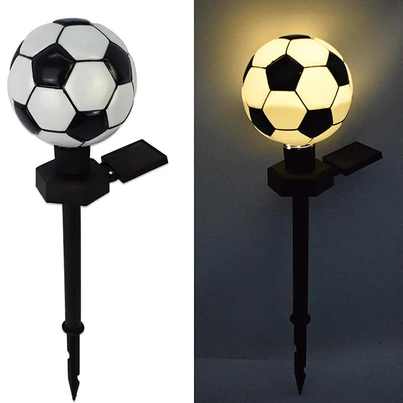 Description Picture 3 of itemLED Solar Soccer Atmosphere Lights Outdoor Waterproof Garden Decoration Solar Powered Lamp World Cup Yard Lawn Football Lamps