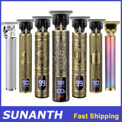 Vintage Body Hair Clipper Electric Hair Shaving for Men T9 Cordless Beard Trimmer Mens Shaver Body Hair Cutting Machine