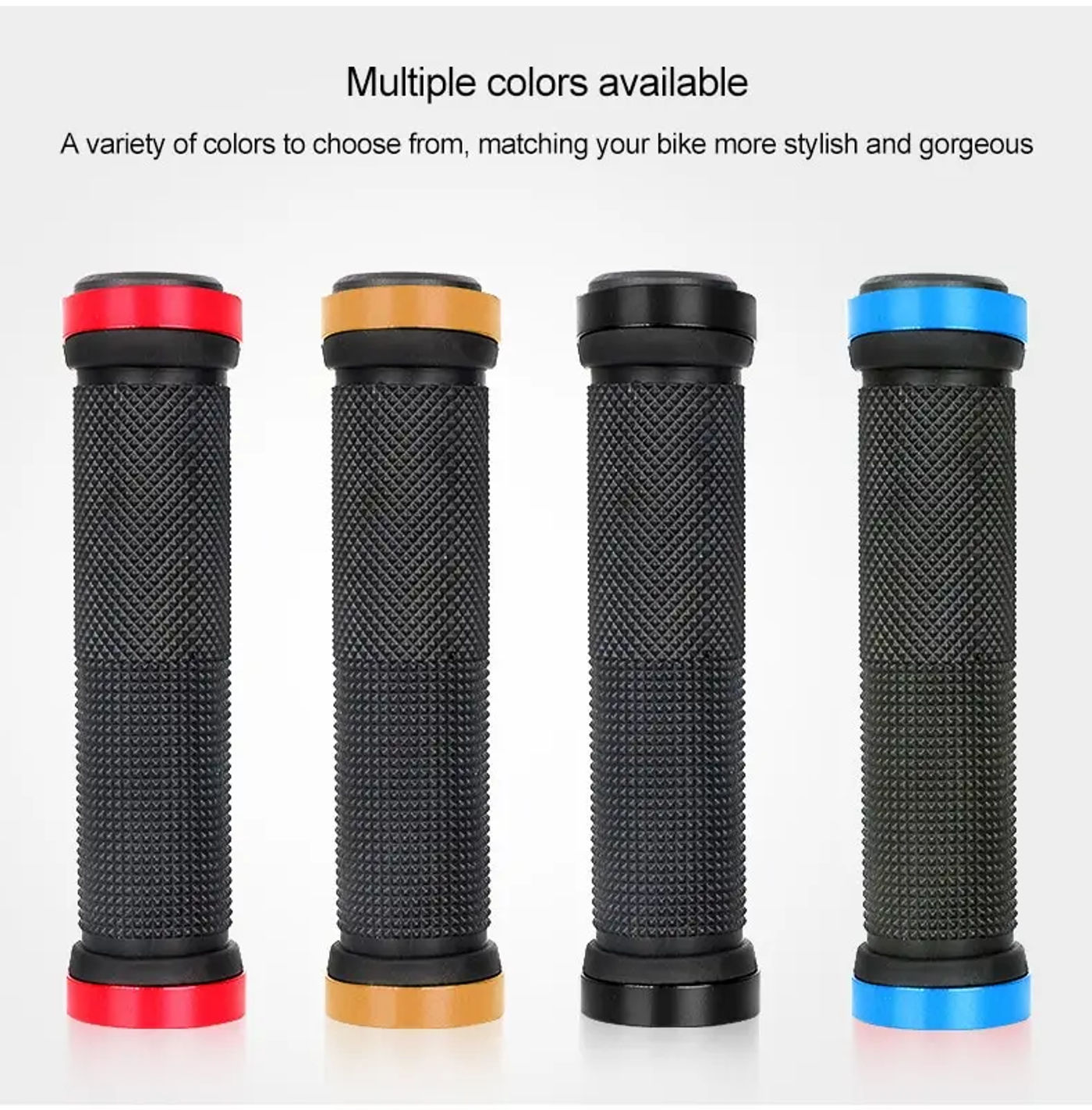 Description Picture 6 of itemMTB Bicycle Rubber Grips Alloy Lock Bilateral Lock Handlebar Grips Anti Slip Cycling Handlebar Sleeve BMX Bicycle Accessories