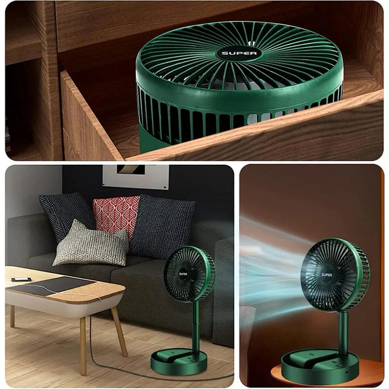 Description Picture 3 of itemDesktop USB foldable silent electric fan Portable Cooling Fan Home Summer Cool Multifunction Desktop Circulation Small Fan
