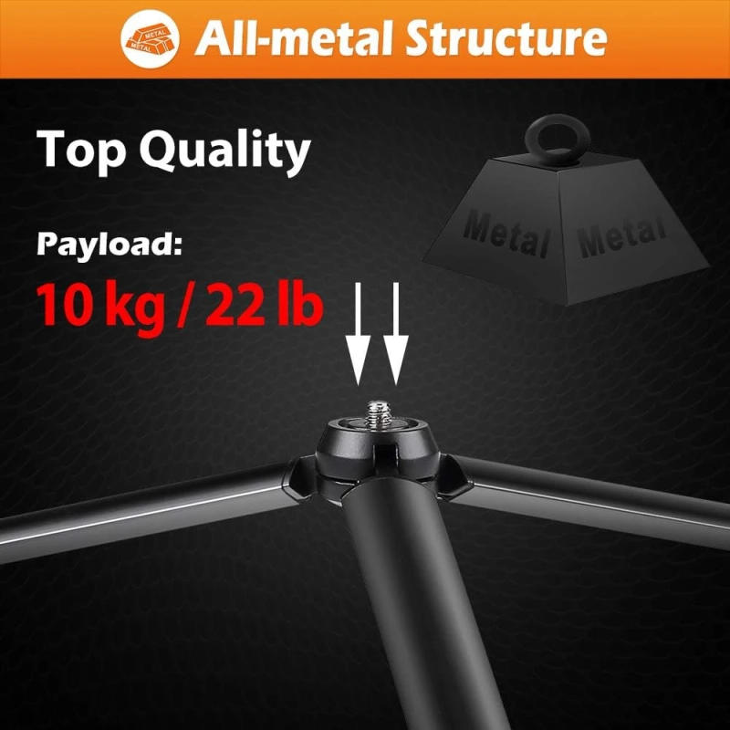 Description Picture 5 of itemMetal Aluminum Alloy Desktop Table Tripod Stand For DJI Zhiyun Gimbal Handle Grip Stabilizer DSLR Camera Monopod Handheld