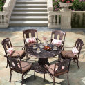 Outdoor tables and chairs combination villa garden cast aluminum tables and chairs outdoor iron terrace courtyard Club leisure f