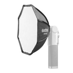 Godox LM-S25 Mini Octagonal Softbox Diffuser Compatible with Godox Lux Master Retro Camera Flash Photography Flash Accessories