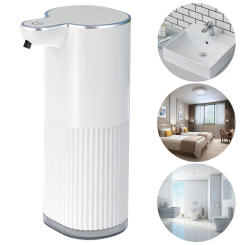 Dish Soap Dispenser 4 Levels Adjustable USB Rechargeable Electric Soap Dispenser Liquid Soap Pump Dispenser for Bathroom Kitchen