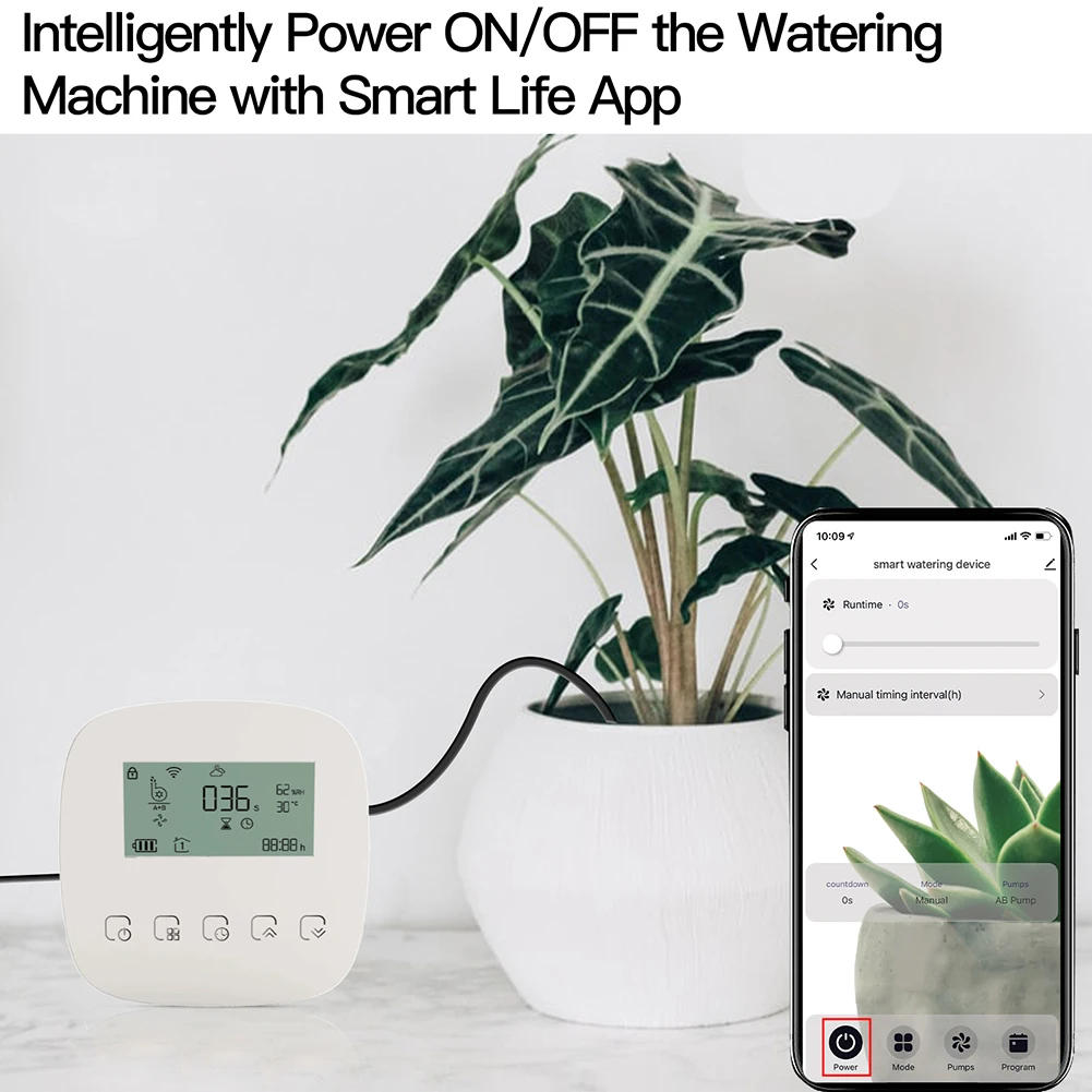 Description Picture 5 of itemWiFi Tuya Smart Watering Machine Automatic Micro-drip Irrigation System Plants Controller System Irrigation Tool Alexa Google