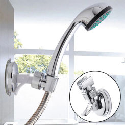 Bracket Shower Head Holder Easy to install No drilling Bathroom Suction Cup Wall Mounted Adjustable Replacement