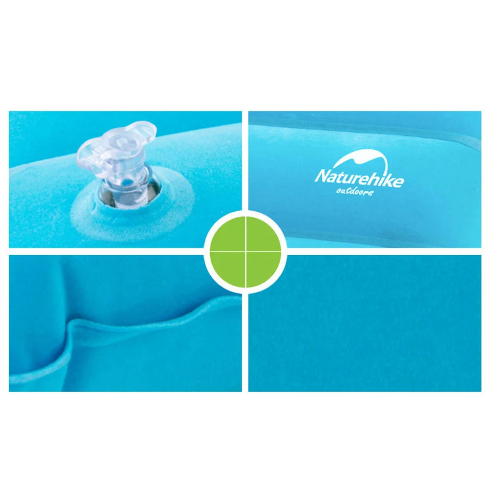 Description Picture 5 of itemInflatable Pillow Travel Air Pillow, Air Pillow Neck, Small Square Suede Air Pillow, Suitable for Hiking, Beach, Camping, Trave