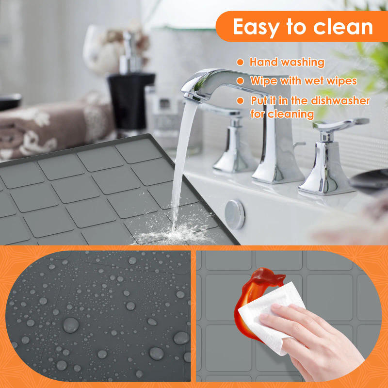 Description Picture 6 of itemRefrigerator Washing Machine Cover Silicone Mat Dust-Proof Protection Mats Oil Proof Household Cushioning Pads Kitchen Supplies
