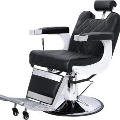 Vintage Barber Chair Heavy Duty Professional Salon Chair for Hair Stylist Reclining All Purpose Chair Hydraulic Barbershop
