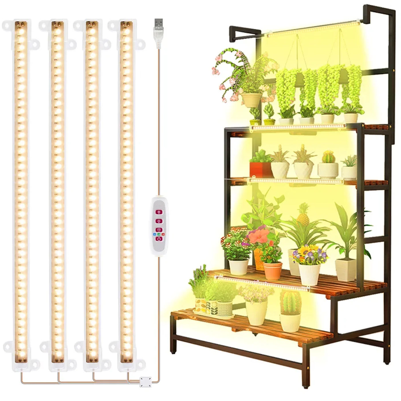 Description Picture 3 of itemGrow Light for Indoor Plants LED Plant Grow Light Strip Warm White Light Full Spectrum Small Grow Lamp for Hydroponics Succulent