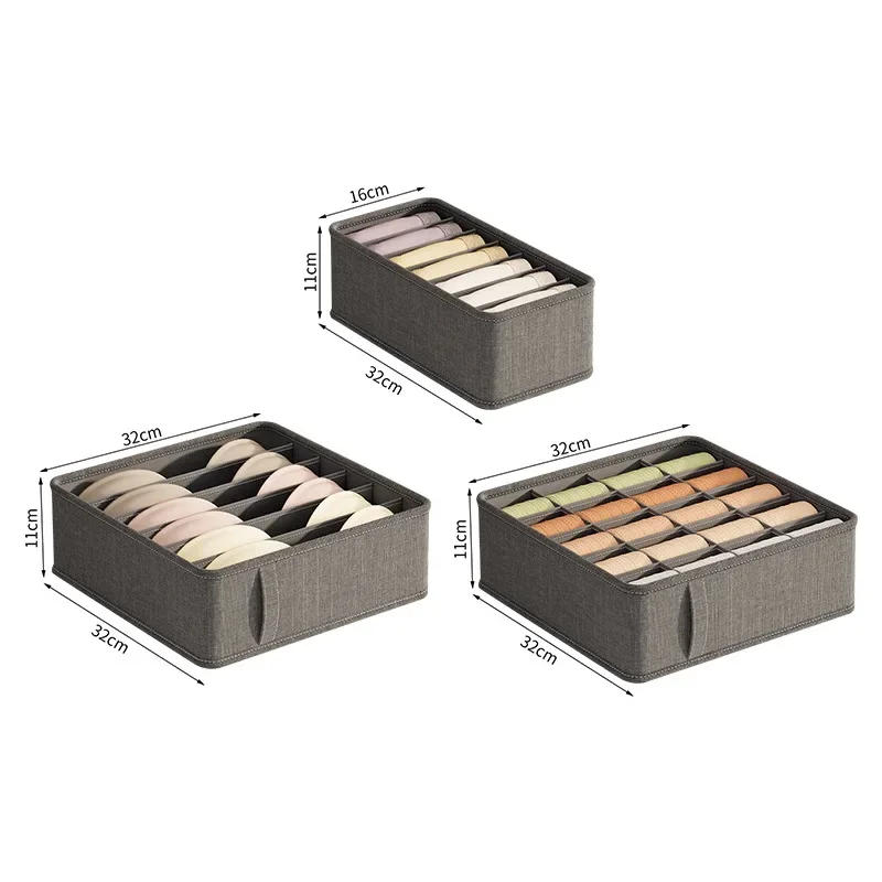 Description Picture 2 of itemUnderwear Cabinet Drawer Organizer Socks Clothing Storage Box Wardrobe Organizer Clothes Ties Pants Bra Socks Storage Organizers