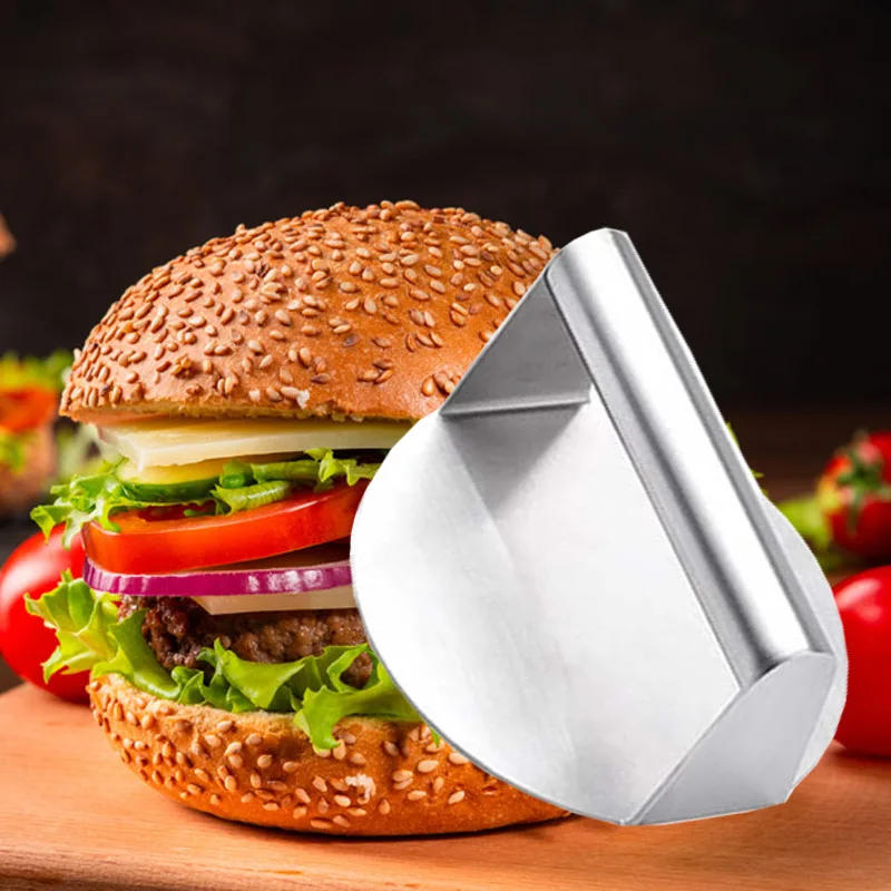 Description Picture 5 of itemHamburger Press 304 Stainless Steel Non-Stick Meat Beef Grill Burger Press Patty Maker Hamburger Maker Kitchen Supplies