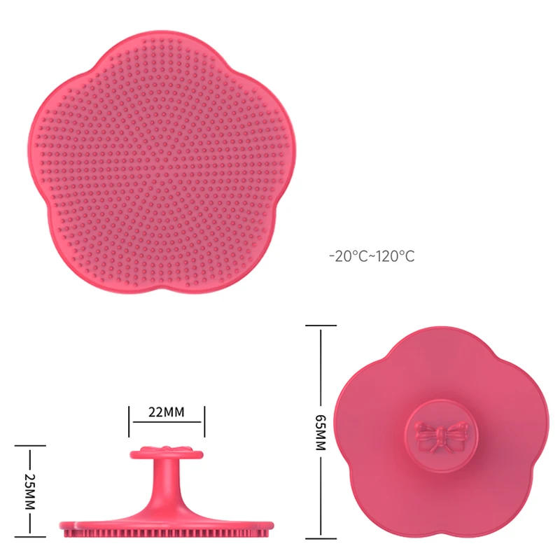 Description Picture 4 of itemBaby Care Accessories Fetal Head Fat Comb Infant Bathing Soft Comb Newborn Hair Cleaning Supplies Infant Silicon Head Massager