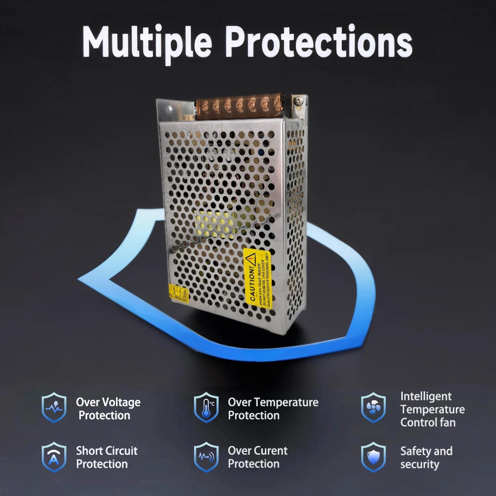 Description Picture 5 of itemAC110V 220V to Power Supply DC 12V 36V 48V 200W Light Transformer for Driver LED Light  Strip CCTV and 3D Print