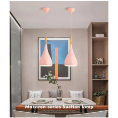 Bedhead pendant light leads Nordic postmodern creative personality restaurant bar aluminum pendant light Ins style pendant light