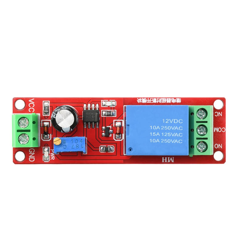 Description Picture 3 of itemDC 5V 12V Time Delay Module NE555 Relay Delayed Turn-off / Delayed Turn-onTiming Relay Timer Control Switch for Car Relays
