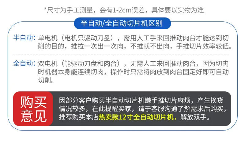 Description Picture 5 of itemSlicer Commercial Automatic Fat Beef Lamb Roll Slicer Electric Meat Planer