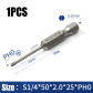 1PCS 50mmx2.0xPH0