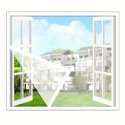 Window Screen Anti Mosquito Bug Insect Fly Window Screen Nano DIY Mesh Net Curtain,Customizable Screen Window Mesh