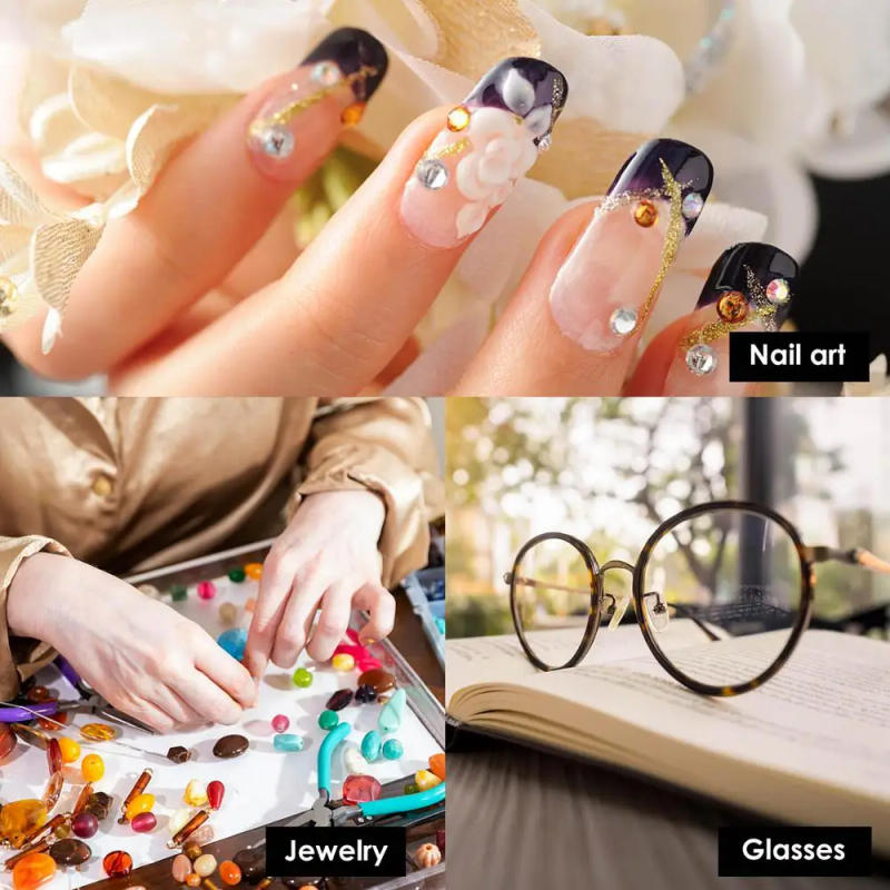 Description Picture 6 of itemGlue for Rhinestones E6000 29.7ML Rhinestones Crystal DIY Craft Tool Needles Epoxy Adhesive Strong Hotfix For Jewelry Tool