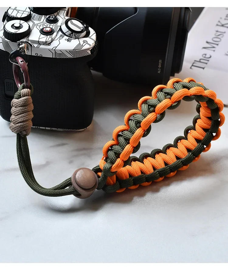 Description Picture 4 of itemOutdoor Anti-lost Digital Camera Wrist Strap, Climbing Umbrella Rope Hand-woven Sling, Detachable Mobile Phone Paracord Lanyard