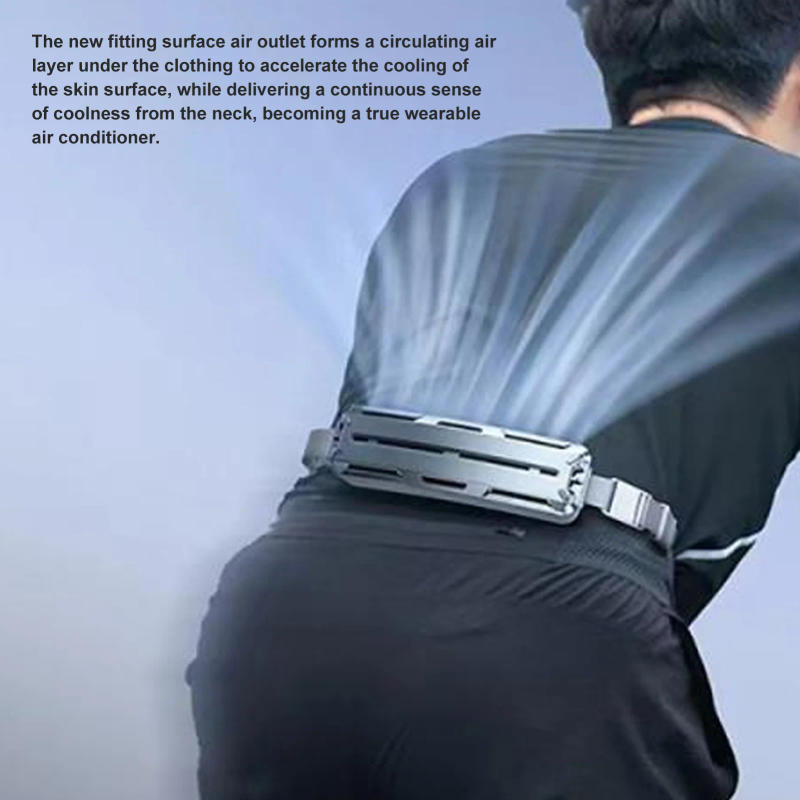 Description Picture 6 of itemWearable Waist Fan 3 Speeds Portable Mini USB Belt Fan for Hot Weathers Outdoor Sports