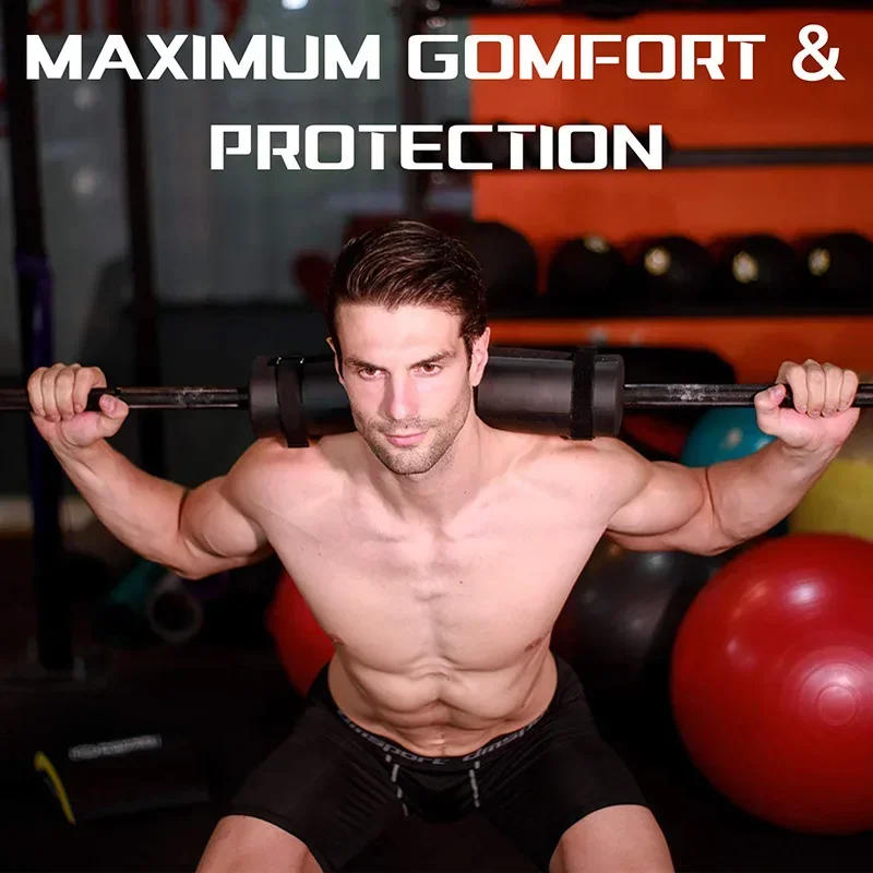 Description Picture 6 of itemBarbell Shoulder Pads Thickened Non-slip Gym Fitness Weightlifting Squat Dumbbel Neck Support Protection Pad Strength Workout