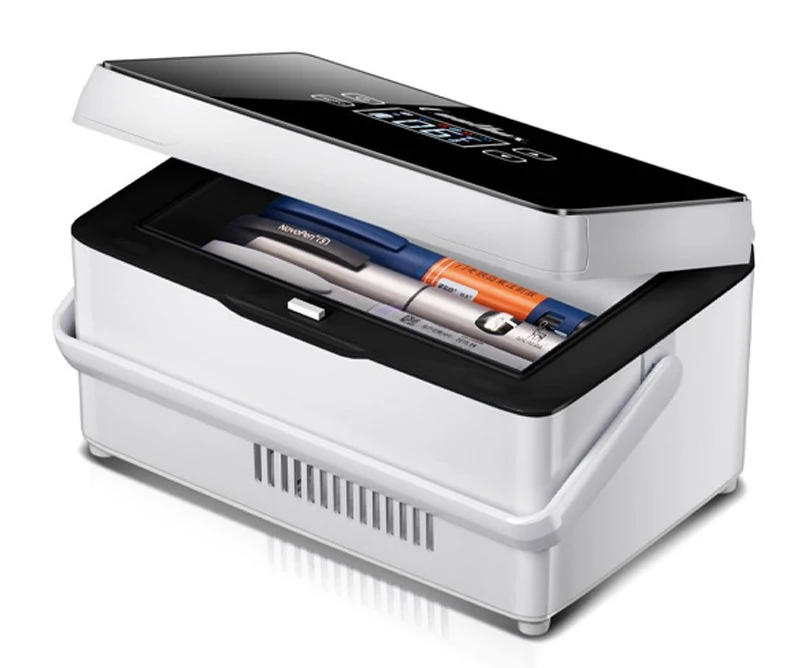 Description Picture 3 of item20400mAh Portable Insulin Refrigerator USB Rechargeable Mini Cold Box Drug Medicine Constant Temperature Cooler Case With Bag