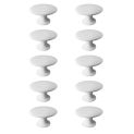 10Pcs Door Handles Self Kitchen Cabinet Pull Handles Wardrobe Door Finger Pulls for Pocket or Closet Doors