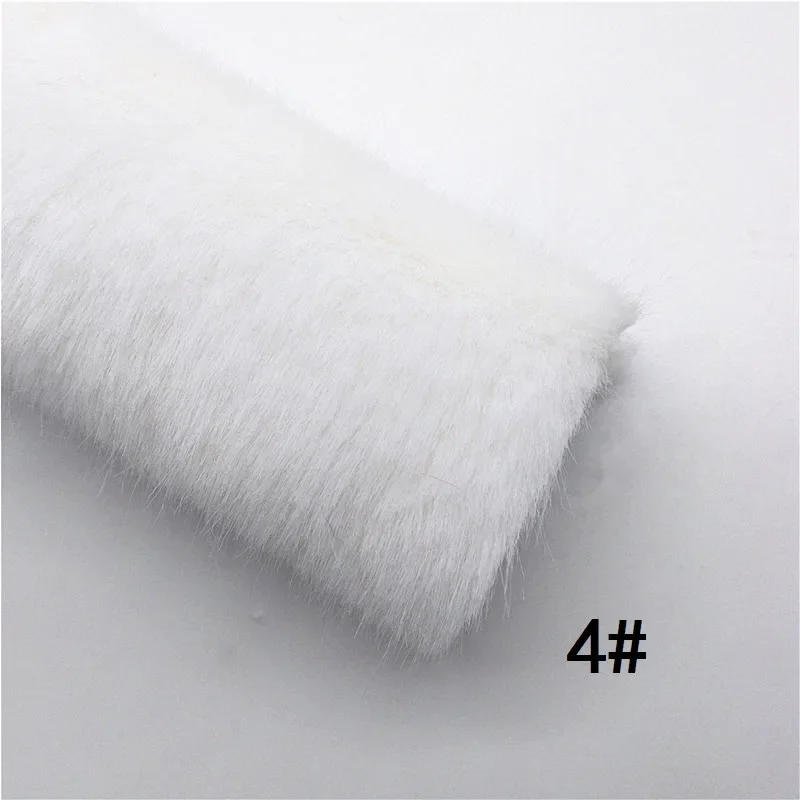 Description Picture 5 of itemImmitation Fur Fabric Sheets Red White Green Cream Colors Fur Leather with Knited Backing Fur for Toys Bows DIY GM367B
