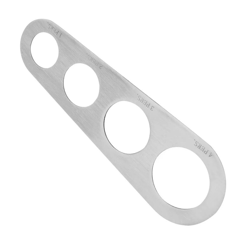 Description Picture 5 of item4 Holes Spaghetti Measurer Stainless Steel Kitchen Accessories 1Pcs Pasta Noodle Measure