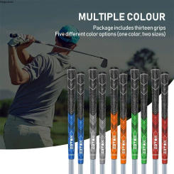 2pcs Golf Grip PLUS 4 Men's Rubber Golf Grips Cotton Yarn Golf Club Grips Iron and Wood Standard Midsize Grip Universal