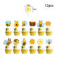 12pcs Cake Topper
