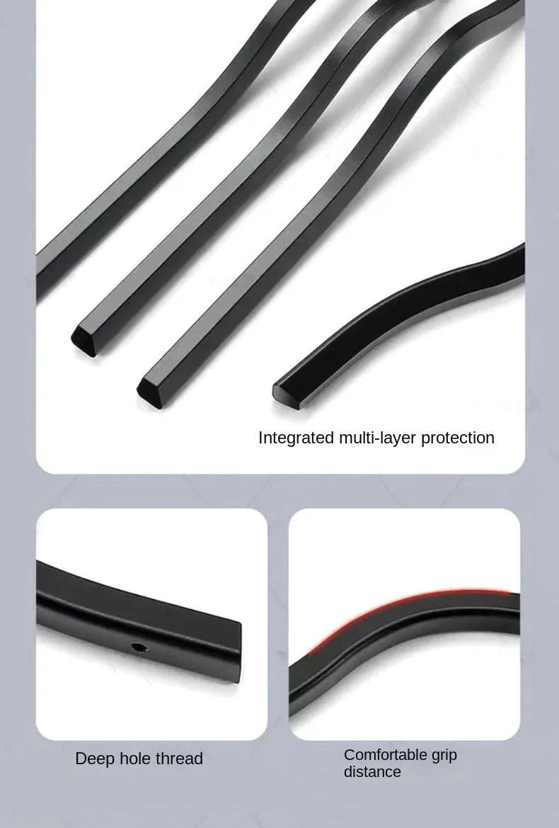 Description Picture 5 of itemLong Wardrobe Handle Gold/Black Furniture Handles for Bedroom Cabinet Wardrobe Dresser Handle and Knobs Furniture Accessory