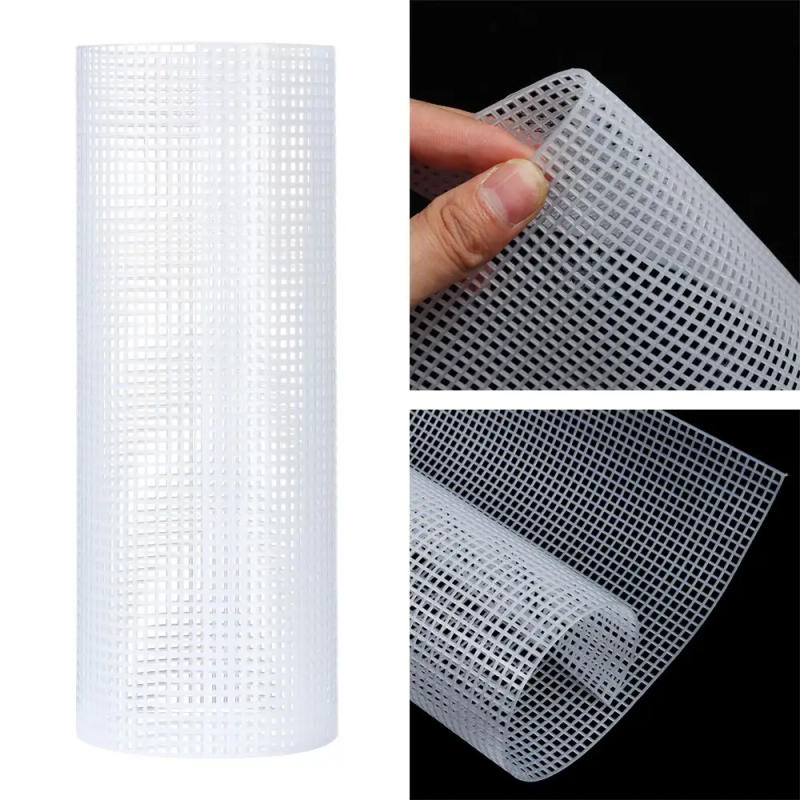 Description Picture 2 of itemPlastic Mesh Cloth For Bag Rug Thread Hook Craft Supplies DIY Handcraft Latch Hook Bag Made Plastic Grid Hook Accessory 33*50CM