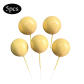 5pcs pastel yellow