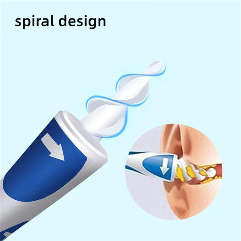Description Picture 4 of item16pcs Hot New Arrival Spiral Ear Cleaner Silicon Spoon Set Soft for Personal Wax Remover Cleaning Beauty Health Care Scoop Tools