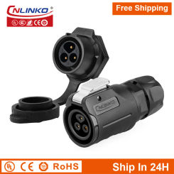 Cnlinko LP16 Plastic 3pin M16 Aviation Docking Plug Panel Socket Wire Joint Termination Electrical Power Connector Free Shipping