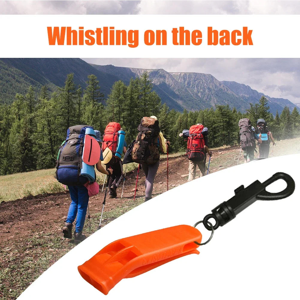 Description Picture 6 of item1/5/10PCS Outdoor Survival Whistle Camping Hiking Rescue Emergency Whistle Diving Football Basketball Match Whistle