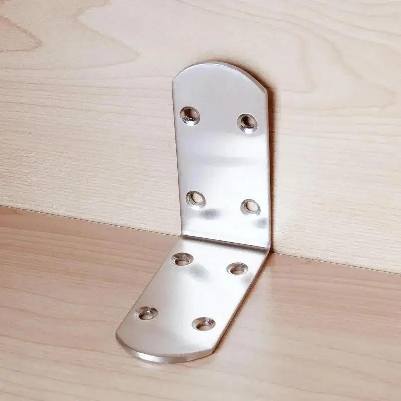 Description Picture 2 of item4 L bracket corner bracket set, metal L bracket, used for shelves, wooden furniture cabinets, chairs, drawers screws