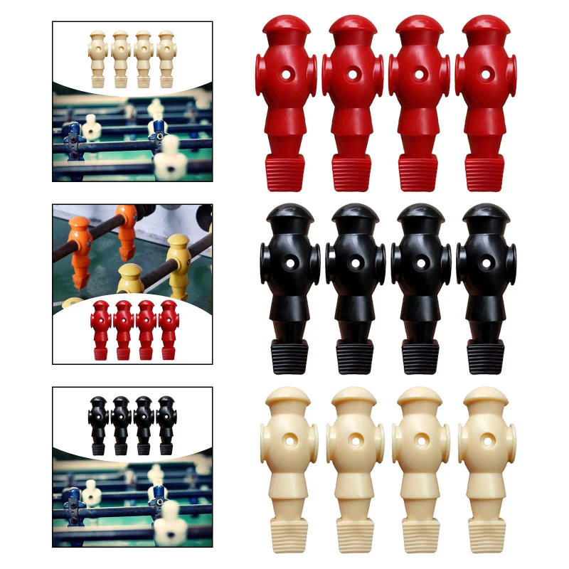 Description Picture 4 of item4x Foosball Man, Table Soccer Player, 5/8" Man Soccer Games Player Figure