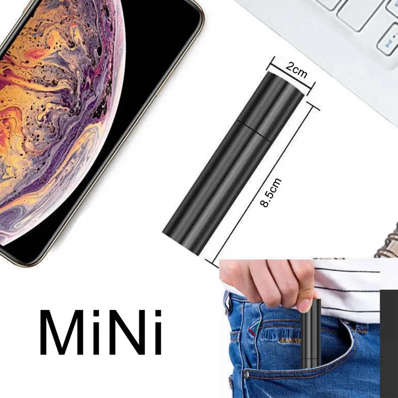 Description Picture 4 of itemMini Telescopic Zoom Flashlight 3 Light Mode Torch USB Rechargable Waterproof Powerful Flashlights Outdoor Portable Torch Lamp