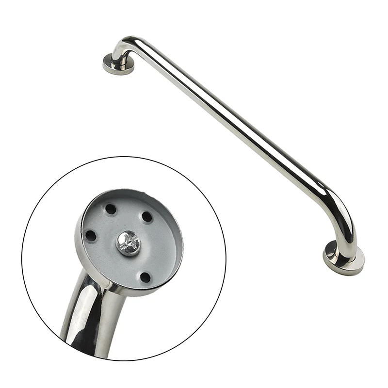 Description Picture 5 of item30/40/50cm Toilet Handrail Stainless Steel Grab Bar Elderly Bathtub Shower Safety Support Handle Towel Rack Bathroom Accessories