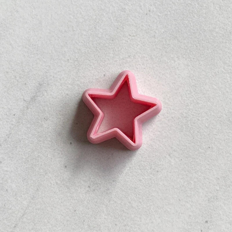 Description Picture 3 of itemDIY Soft Pottery Earring Polymer Clay Cutter Geometric Earring Jewelry Pendant Making Clay Tools Stars Shape Earrings Clay Molds